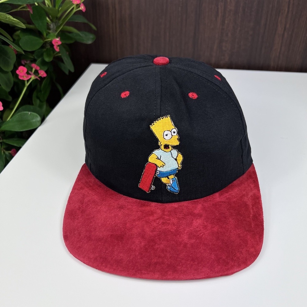 Vintage 1993 Bart Simpson Snapback Hat - Matt Groening - 90s Simpsons